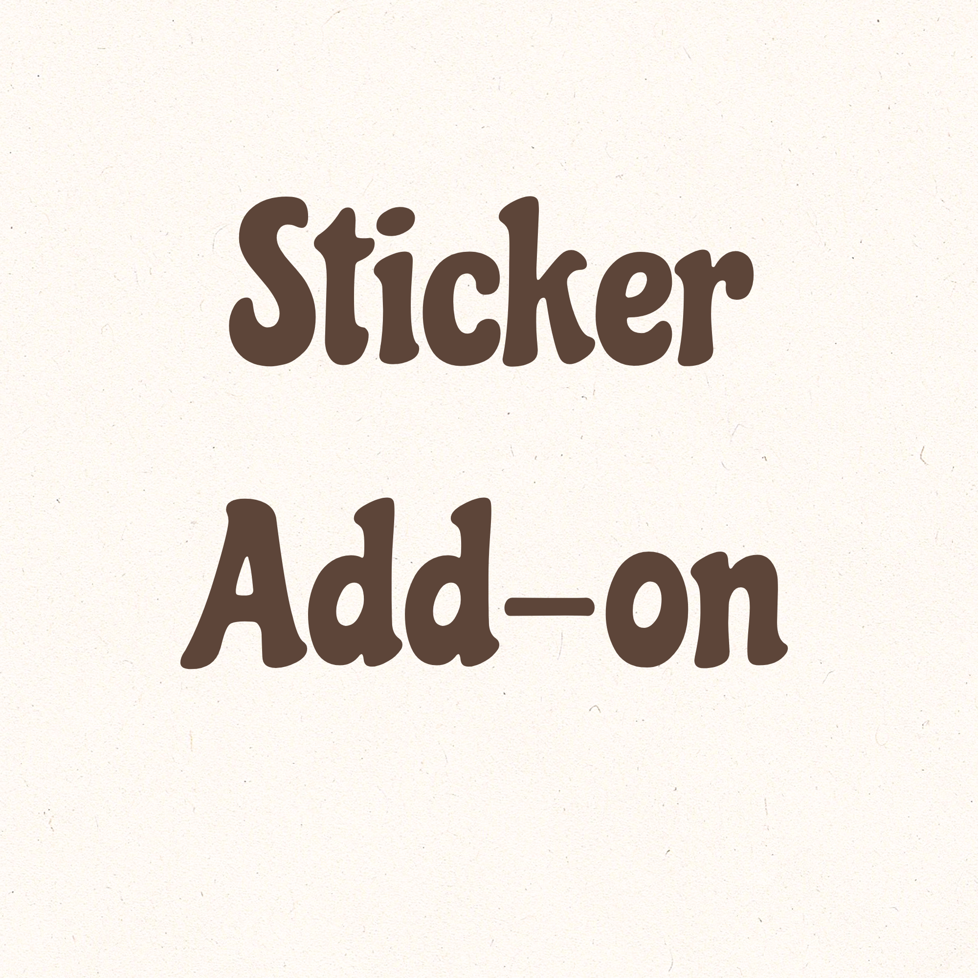 Sticker Add-on